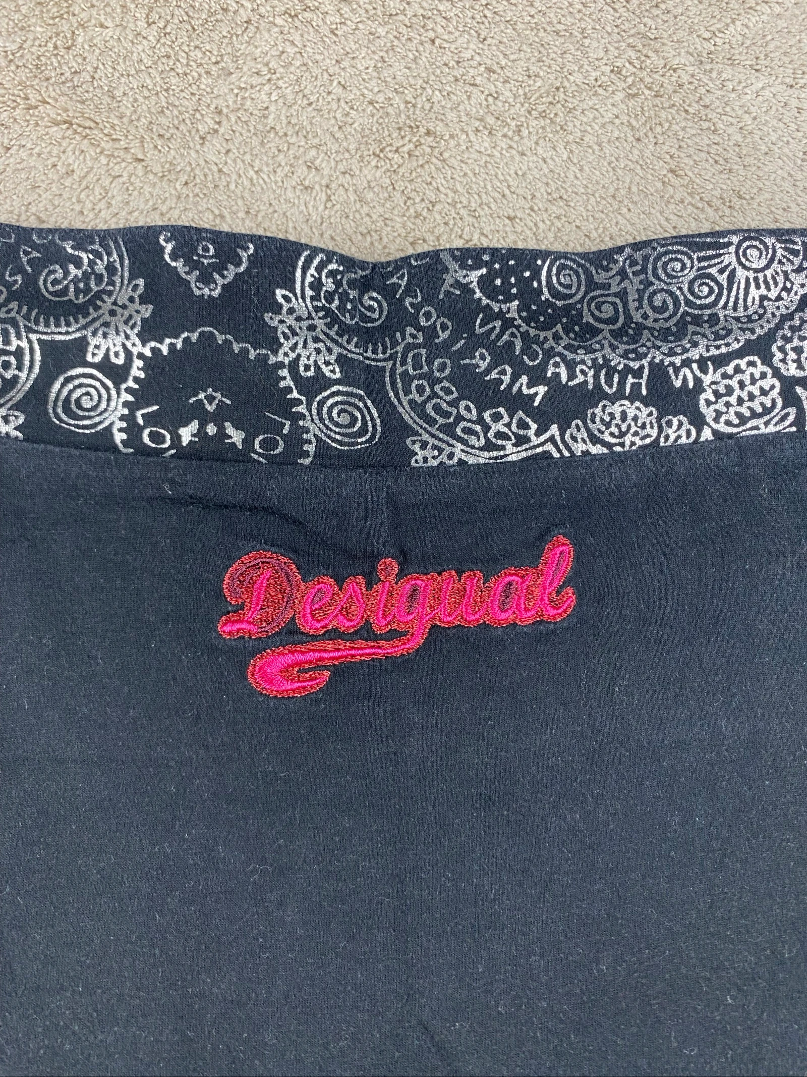 Desigual Saia Midi Estampa Artística Boho Y2K Tamanho G – photo 9